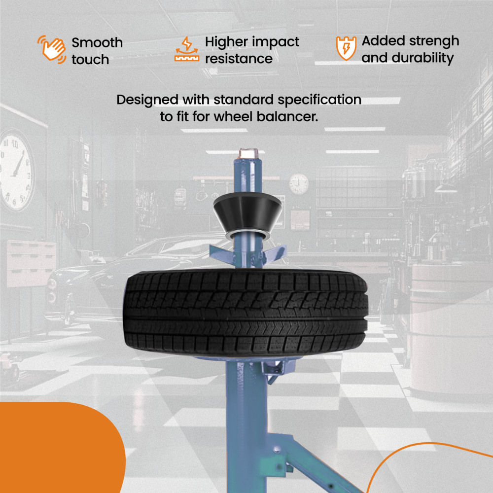4pcs Ruota Pneumatico Balancer Standard Cono Coni Kit 4 Misure 40mm per trucks