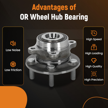 Front Wheel Bearing Hub Assembly for 2013 2014 2015 2016 compatible for Ford Fusion compatible for Lincoln MKZ