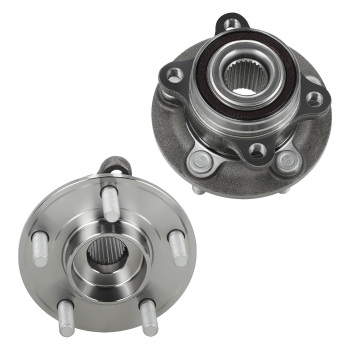 AWD Pair (2) Rear Wheel BearingHubs Assembly compatible for Ford Fusion 2013 2014 2015