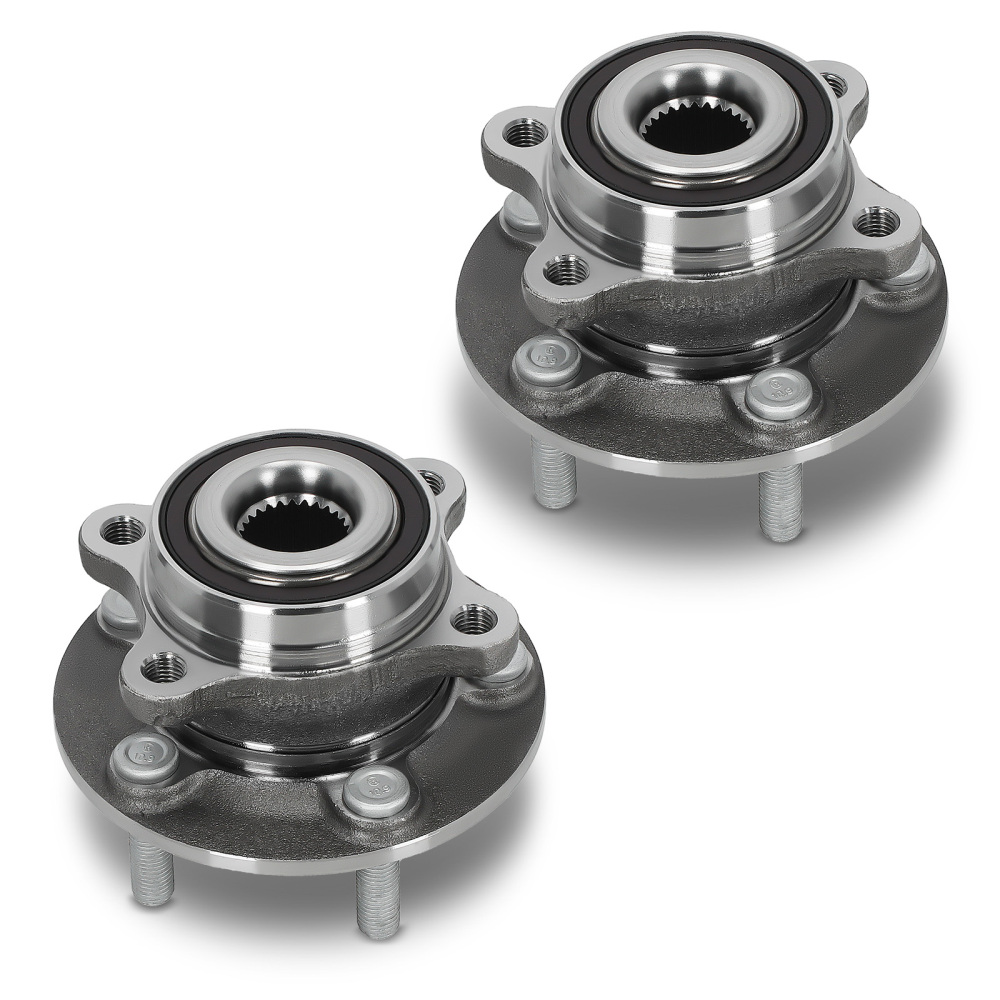 AWD Pair (2) Rear Wheel BearingHubs Assembly compatible for Ford Fusion 2013 2014 2015