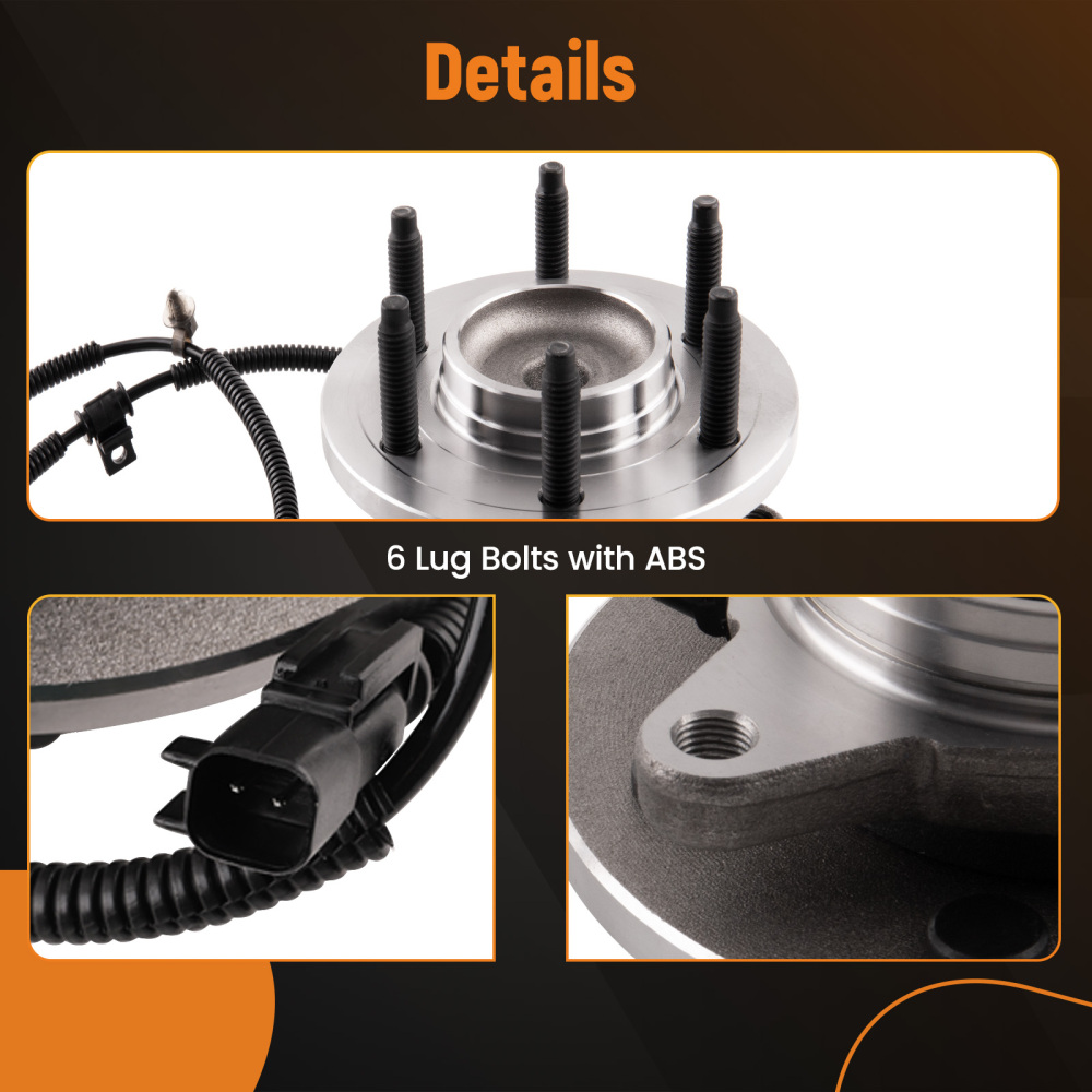 Front LH / RH Wheel Hub Bearing Assembly compatible for Ford F-150 515143 2011-2014