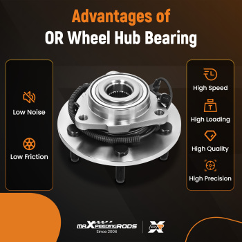 Front Wheel Bearing Hub compatible for Ram 1500 2012-2018 515151 4779829AD 5154171AA
