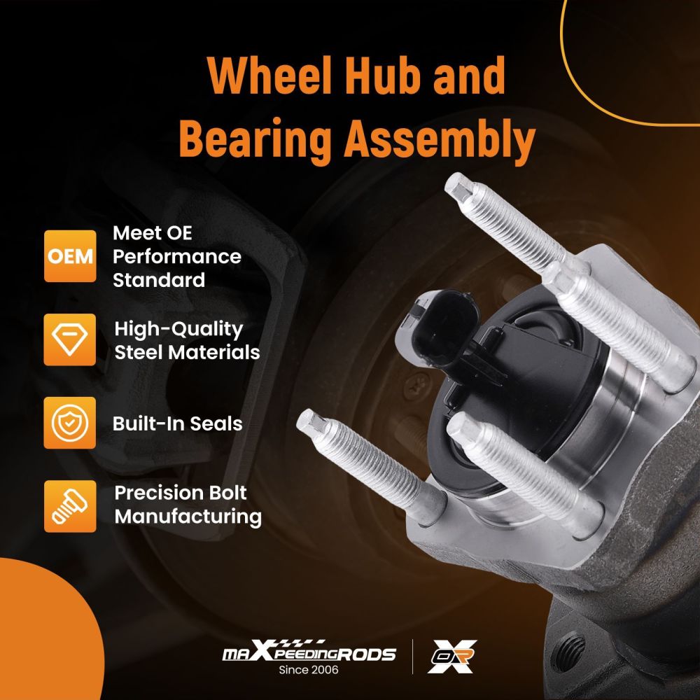 Mozzo ruota Set di cuscinetti ruota asse posteriore compatibile per Opel Zafira/Zafira