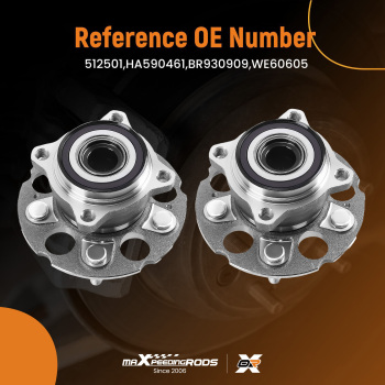 Rear LH RH Wheel Hub Kit compatible for Honda CR-V compatible for Acura RDX 2012-2016 BR930909 AWD ABS