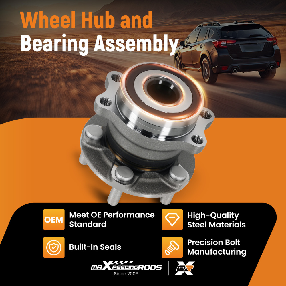 5 Bolt Rear Wheel Hub Assembly compatible for Subaru Crosstrek/Impreza 2012-2021 HA590522