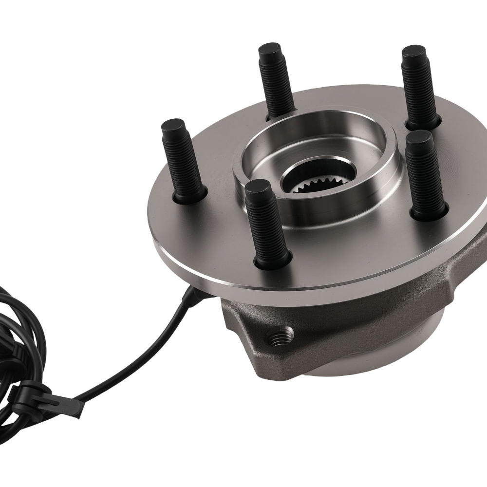 Pair 5 Bolt Front Wheel Hub Kit LR compatible for JEEP Liberty 02-07 513176 513177 w/ABS