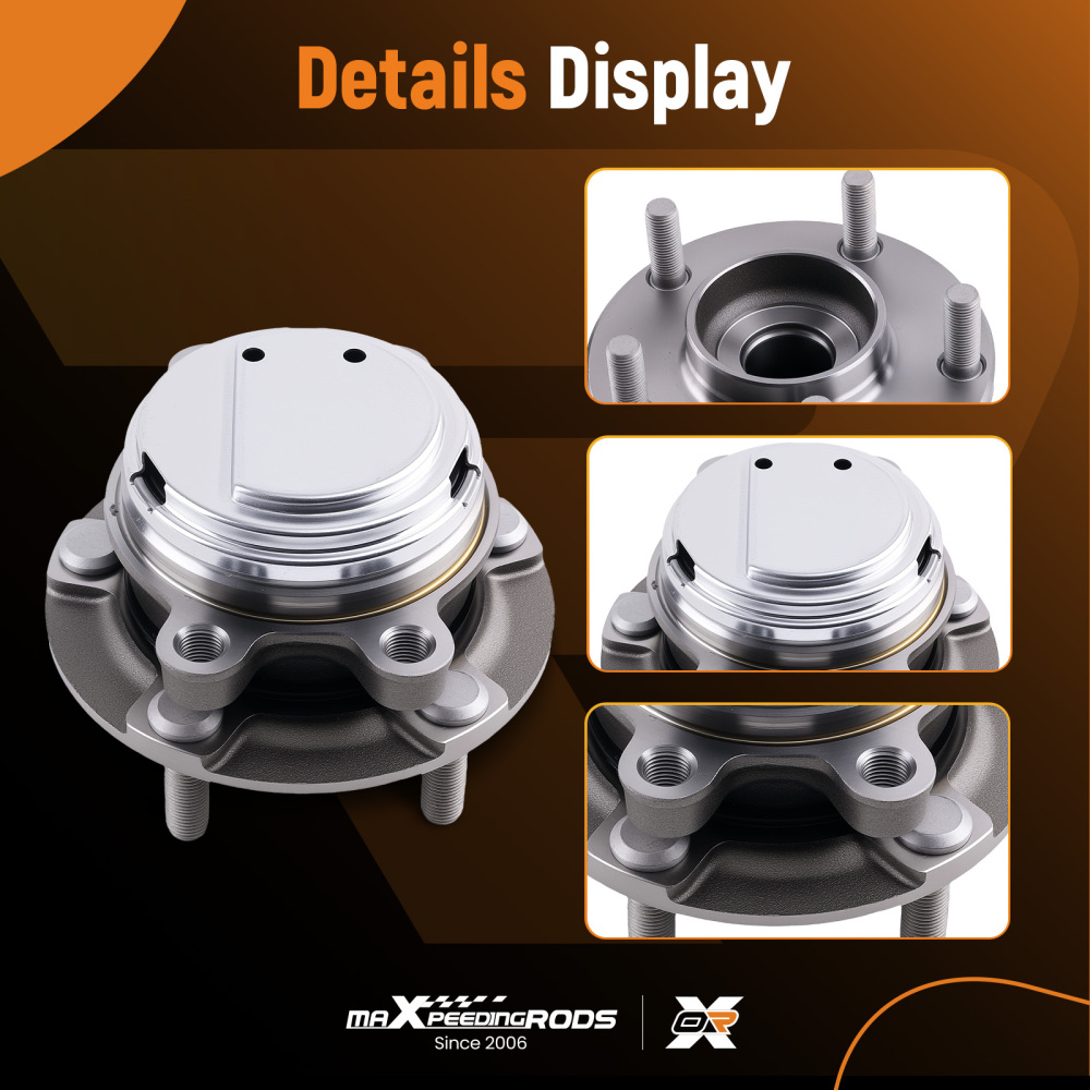 5-Lug Front Wheel Hub Assembly compatible for Infiniti Q70 M37 M56 2011-2019 BR930890