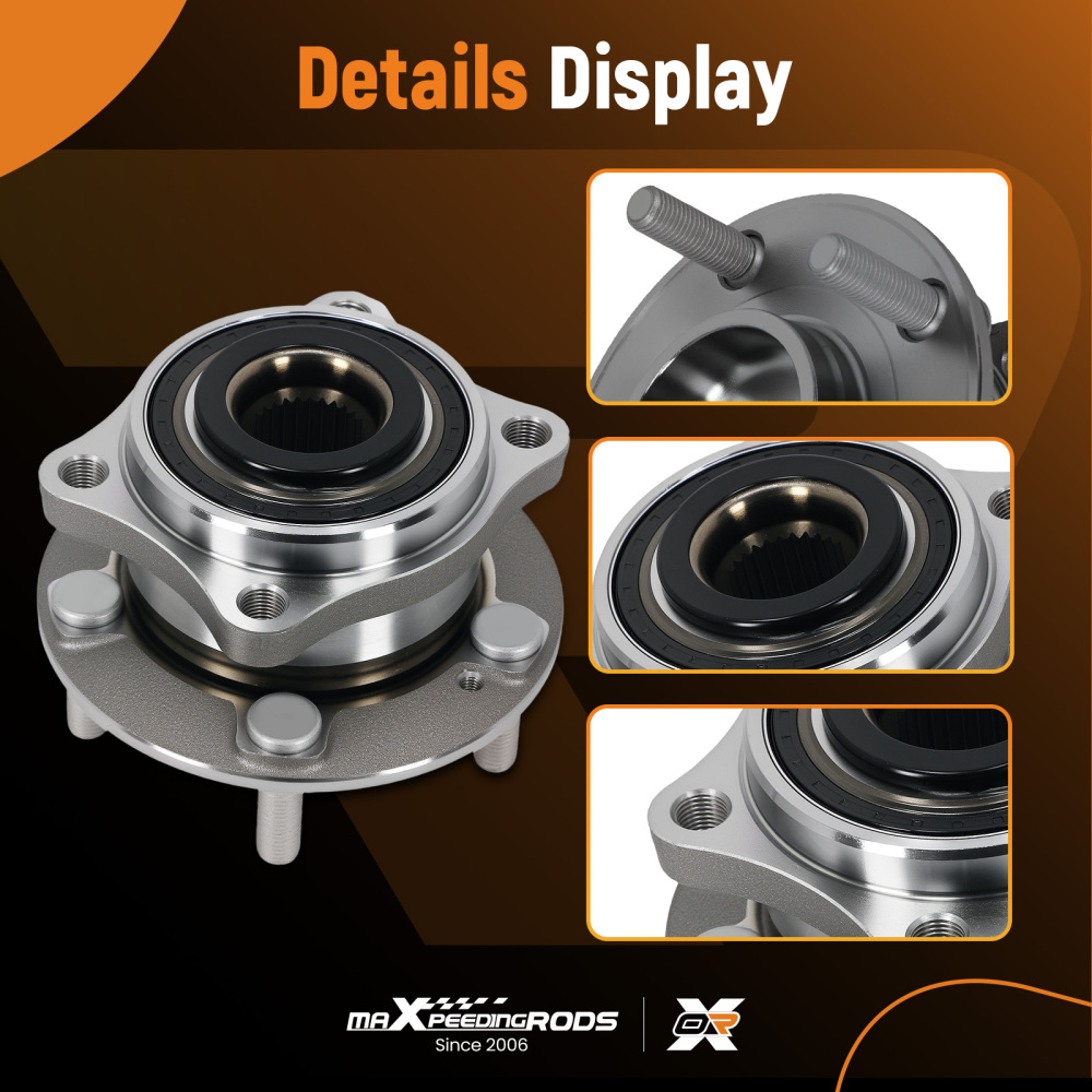 Front Wheel Bearing Hub compatible for Kia Sportage Optima 2016-2020 513374 5-Lug Design