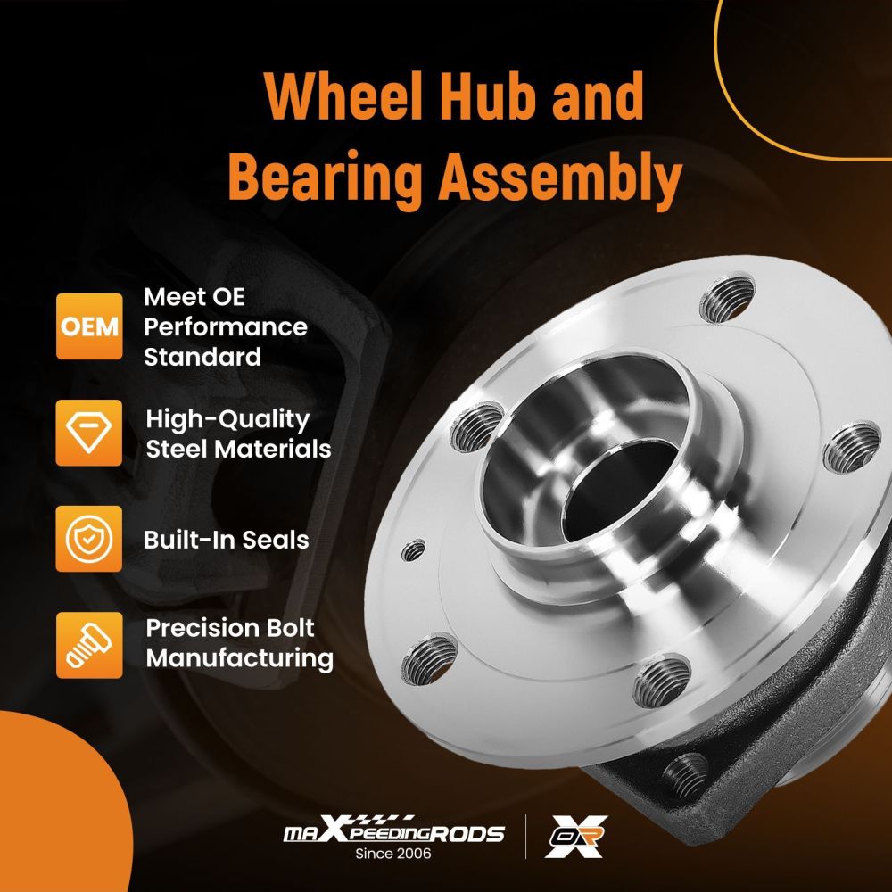 Wheel hub wheel bearing kit front for Audi Seat Skoda VW 2003-2022 8V0498625 VKBA6556