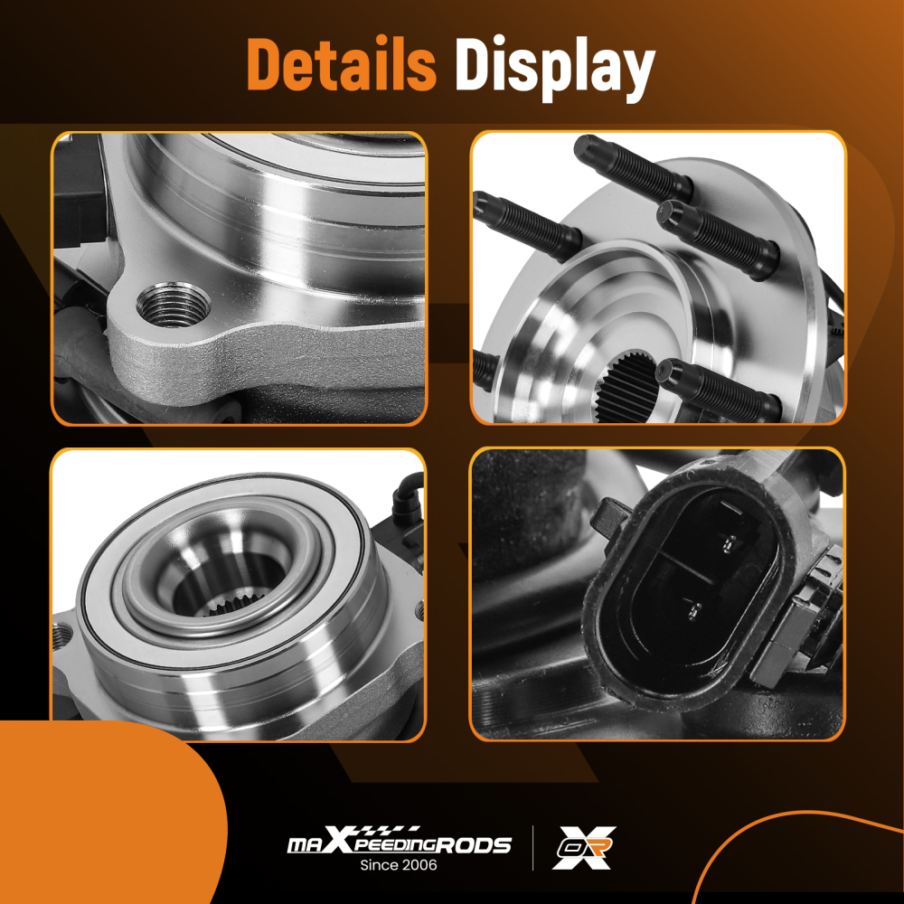 8 Bolt Wheel Hub Assembly 515058 compatible for Chevy Silverado GMC Sierra 2500HD 2001-2006