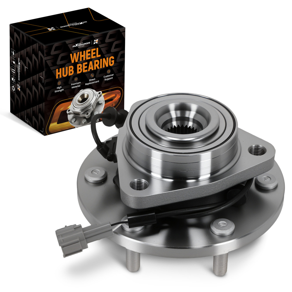 Front Wheel Bearing and Hub 6 Bolt compatible for Nissan Pathfinder / Armada 04-07 BR930637