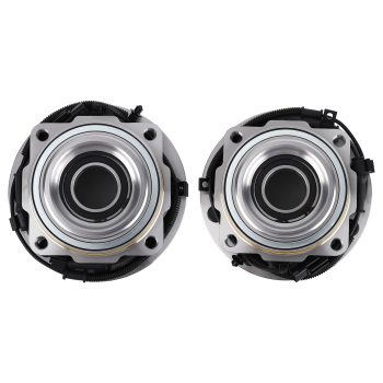 2pc Front Wheel Hub and Bearing Assembly compatible for Ford F-250 Super Duty 2011 - 2016