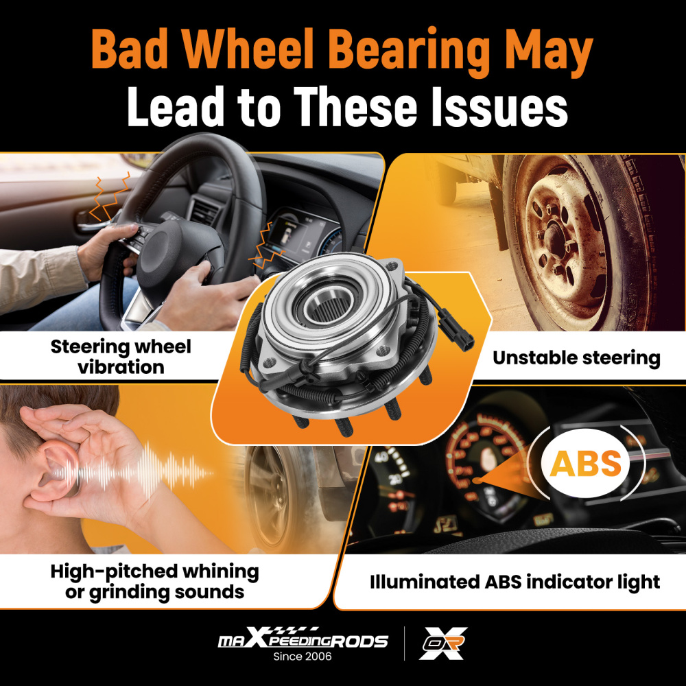 10-Lug 4WD Wheel Hub compatible for Ford F-450 F-550 Super Duty 2011 2012-2016 515133