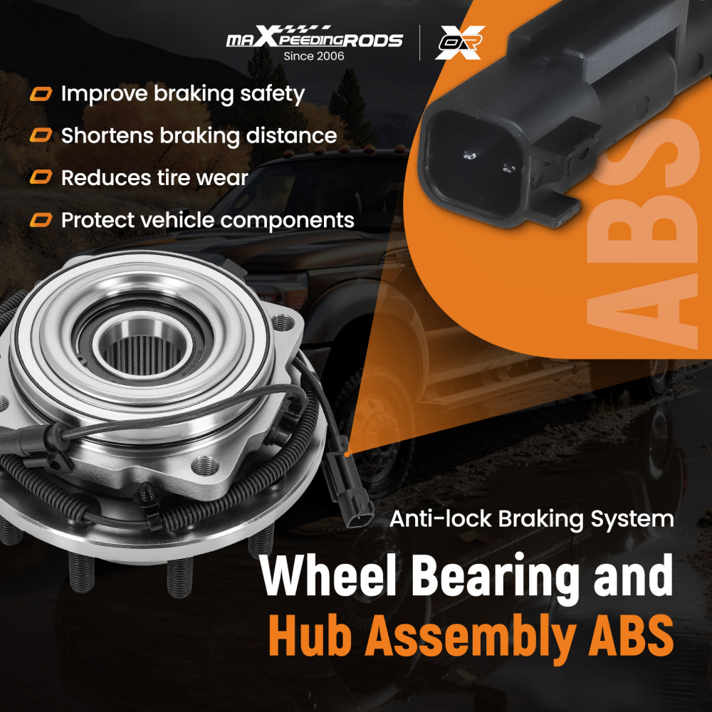 10-Lug 4WD Wheel Hub compatible for Ford F-450 F-550 Super Duty 2011 2012-2016 515133