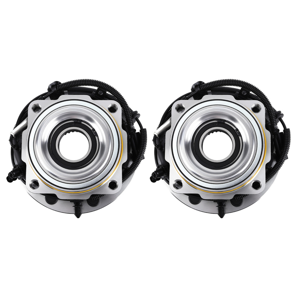 4WD Front Wheel Bearing and Hubs Set for 2017 - 2022 compatible for Ford F-250 F-350 Super Duty