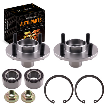 Front Left RH Wheel Hub Unit compatible for Ford Focus 00-11 718510 with ABS Encoder 4-Bolt