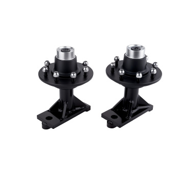 Upgraded Container Wheel Spindle Set 8x6.5 Hub Assembly Kit Complete Pair