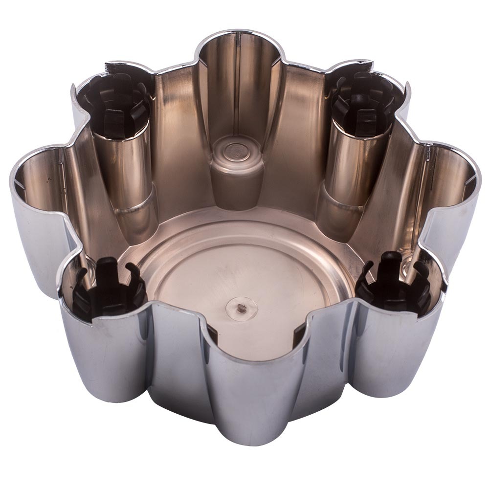 Compatible for Ford F250 F350 Excursion 1999-2005 Set of 4 Chrome 8 Lug Wheel Center Hub Caps 