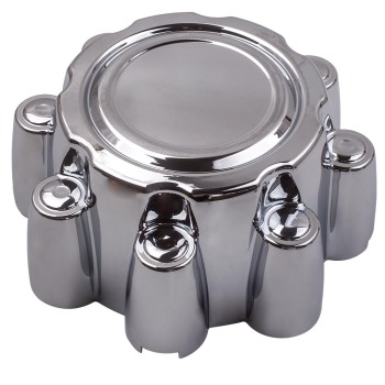 Compatible for Ford F250 F350 Excursion 1999-2005 Set of 4 Chrome 8 Lug Wheel Center Hub Caps 