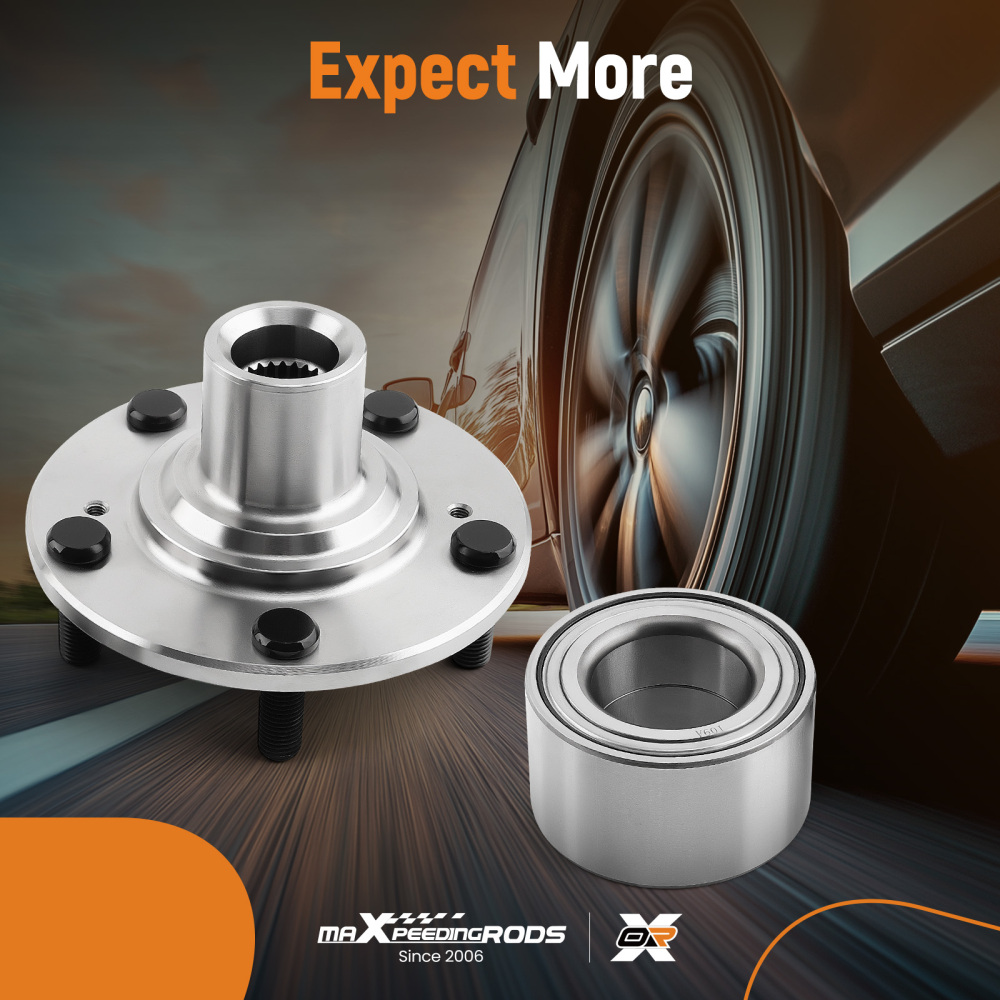 Compatible for Honda Civic compatible for Acura CSX ILX Front Wheel Hub Bearing Left / Right 2008-2009 New