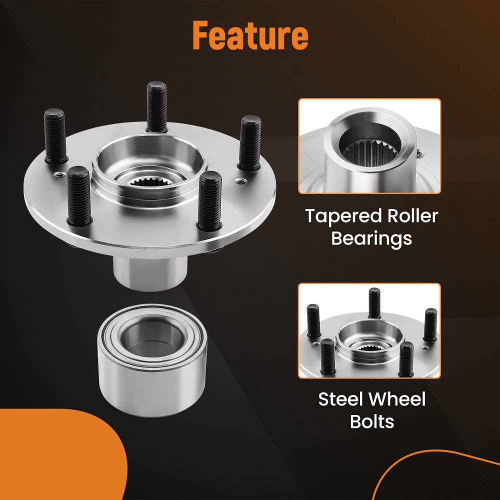 Compatible for Honda Civic compatible for Acura CSX ILX Front Wheel Hub Bearing Left / Right 2008-2009 New