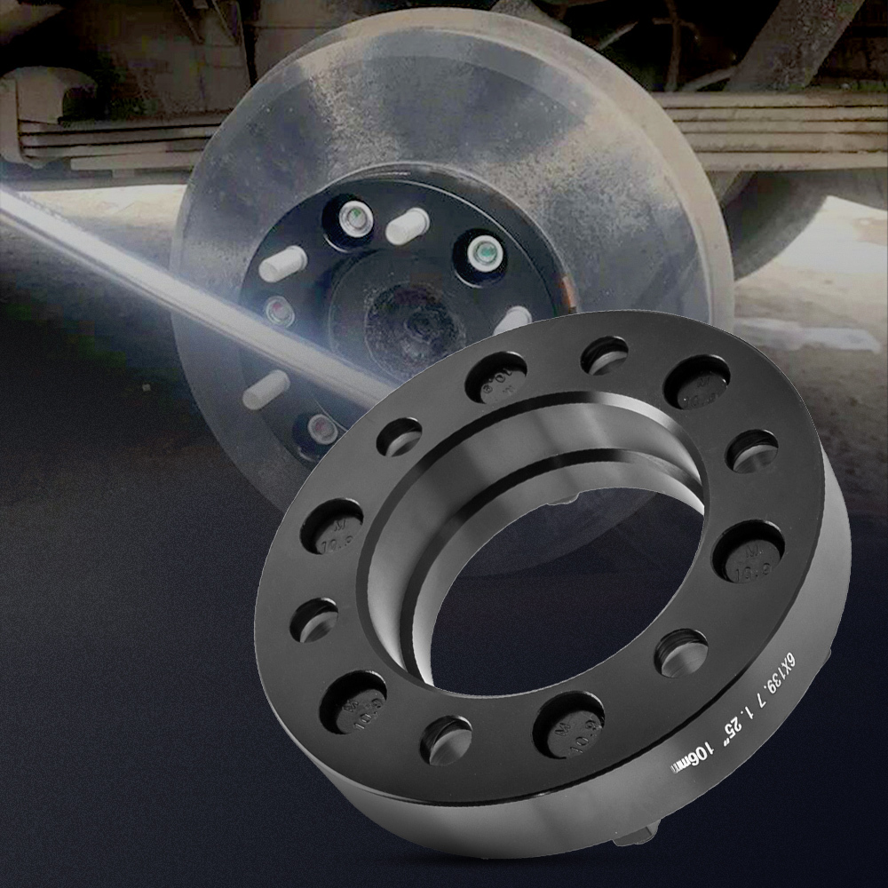 4pcs 32mm 6x139.7 Wheel Spacer Adapters 12x1.5 Stud 106mm Hub Centric compatible for Toyota