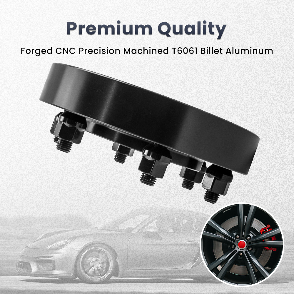 4pcs 32mm 6x139.7 Wheel Spacer Adapters 12x1.5 Stud 106mm Hub Centric compatible for Toyota