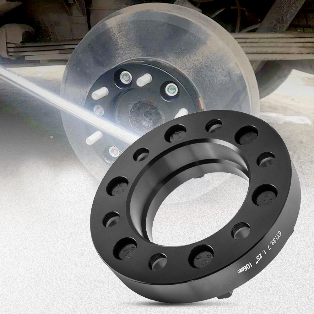 4pcs 32mm 6x139.7 Wheel Spacer Adapters 12x1.5 Stud 106mm Hub Centric compatible for Toyota