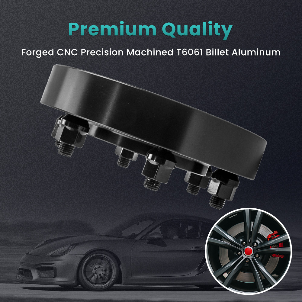 4pcs 32mm 6x139.7 Wheel Spacer Adapters 12x1.5 Stud 106mm Hub Centric compatible for Toyota