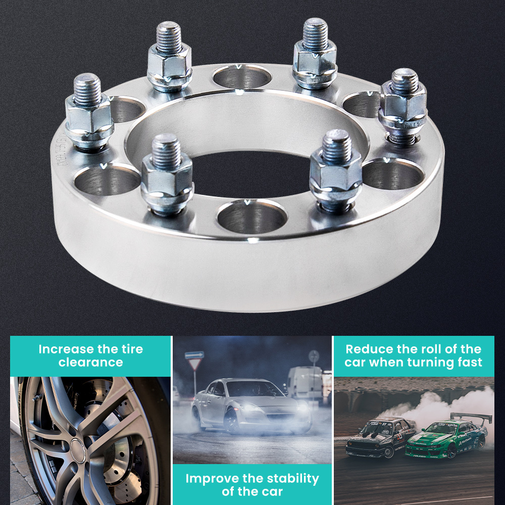 4X 35mm 6x139.7 M12x1.5 Hubcentric Wheel Spacer Kit compatibile per Toyota HZJ75 Hilux 60 80