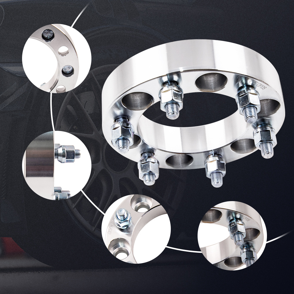 4X 35mm 6x139.7 M12x1.5 Hubcentric Wheel Spacer Kit compatibile per Toyota HZJ75 Hilux 60 80