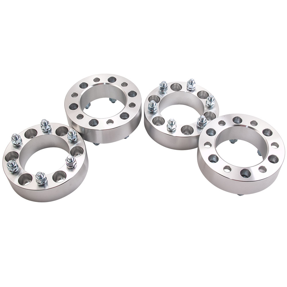 4x 50mm Separadores de rueda 6x139.7 compatible para Toyota Land Cruiser Mitsubishi Pajero
