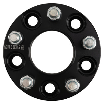 1 inch Aluminum Wheel Spacers compatible for Ford Edge Explorer 5x4.5 70.5mm Hub 2PC