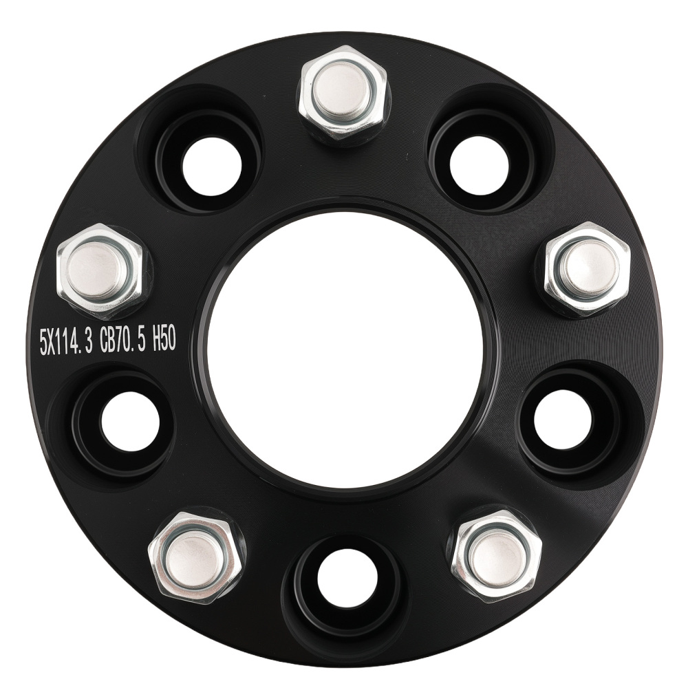 50 mm 2 Billet Wheel Spacers compatible for Ford Edge Bronco Explorer 5x114.3mm 1982-2014
