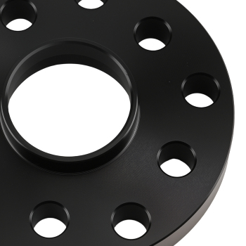 15/20mm Alloy Wheel Spacers compatible for Audi A1 A2 A3 TT 5x100/112 Black 57.1mm M14x1.5