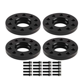 10/12mm Black Wheel Spacers compatible for BMW 1 Series F40 2019-24 5x112 Hub Centric