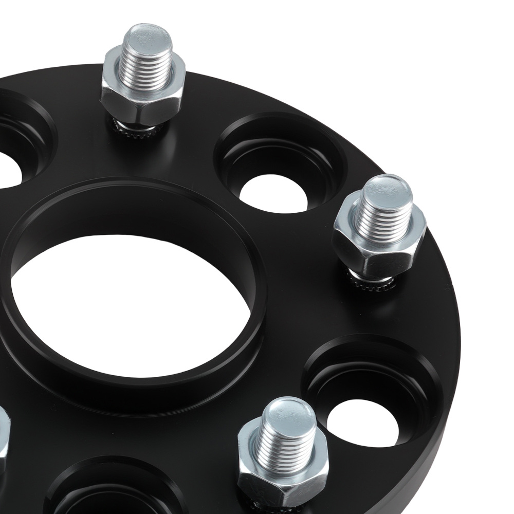 15mm Aluminum Wheel Spacers compatible for Lexus IS Series 5x114.3 M12x1.5 60.1mm Black