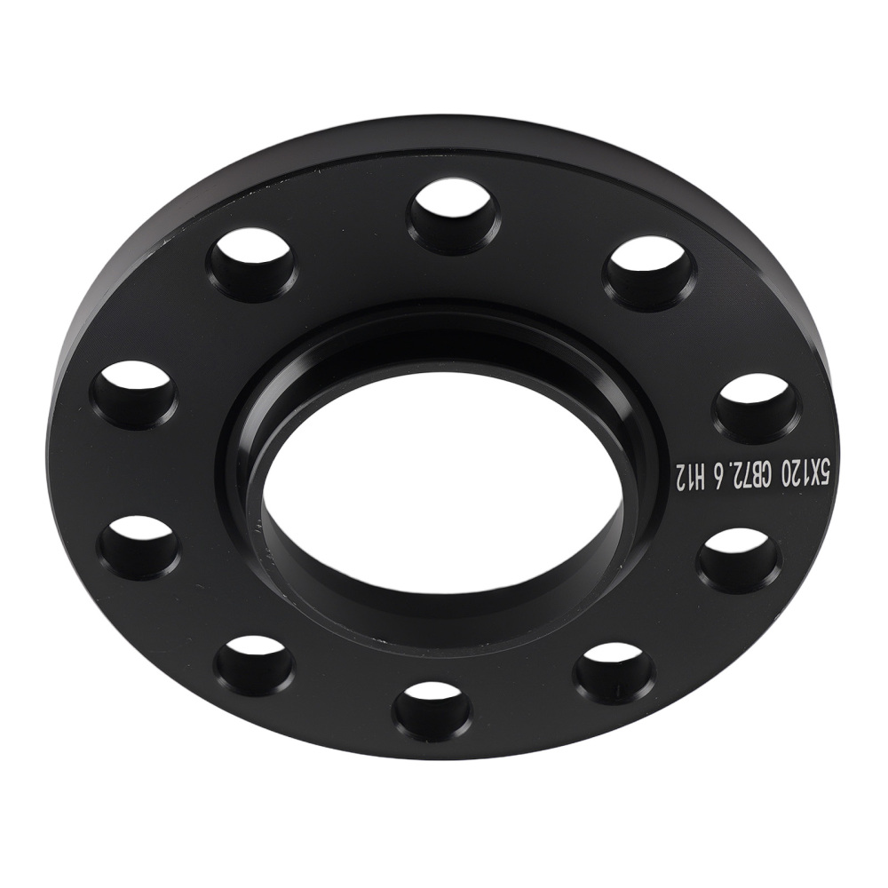 72.6mm 12/15mm 5x120 Spacers compatible for BMW 5 Series E12 E28 E34 1972-1995 Black