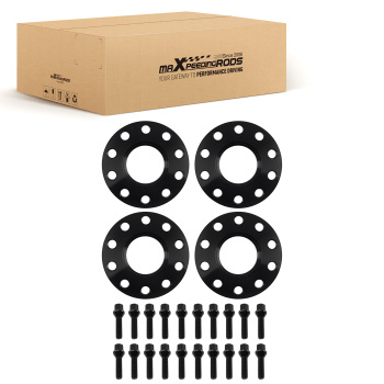 72.6mm 12/15mm 5x120 Spacers compatible for BMW 5 Series E12 E28 E34 1972-1995 Black