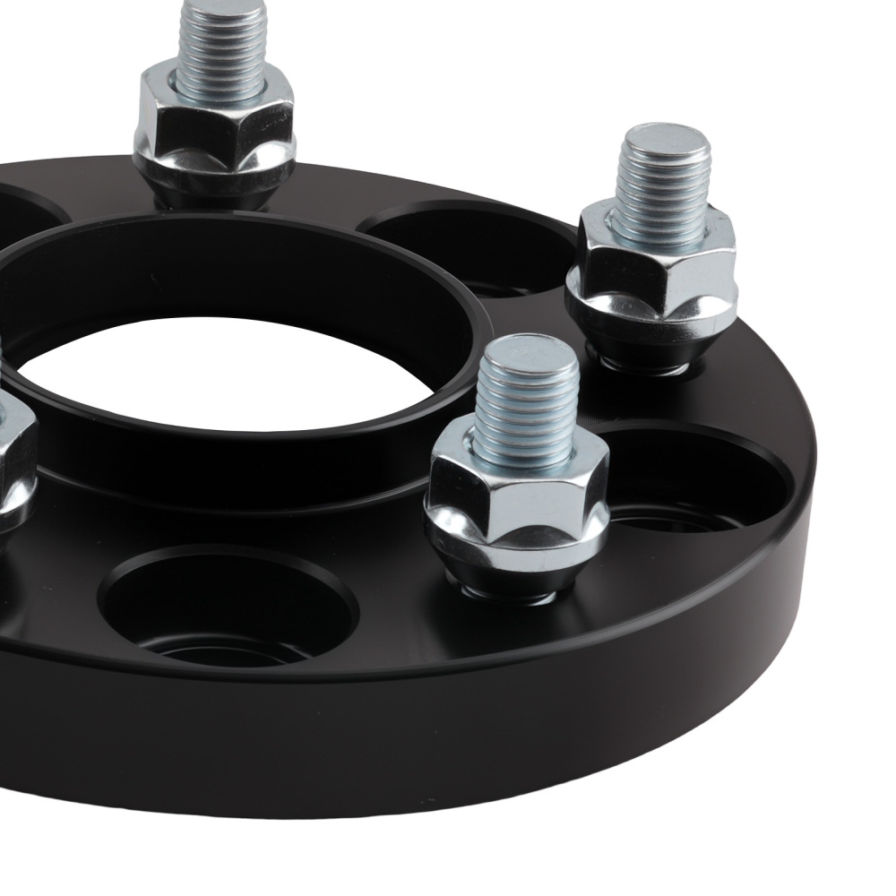 20mm Aluminum Black Hub Centric Wheel Spacers compatible for Hyundai Santa Fe Mk3 M12x1.5