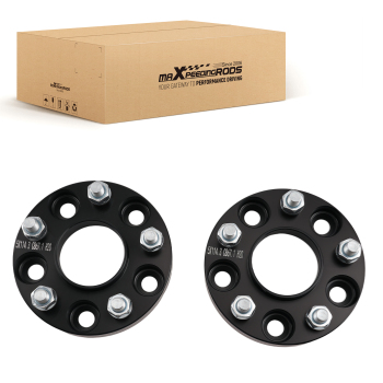 20mm Aluminum Black Hub Centric Wheel Spacers compatible for Hyundai Santa Fe Mk3 M12x1.5