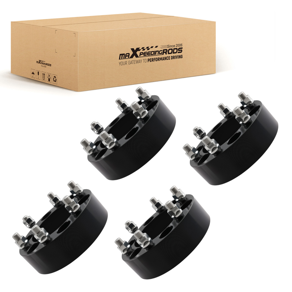 2 Inch Hub Wheel Spacers compatible for Chevy Silverado GMC Sierra 6x139.7 108mm Bore