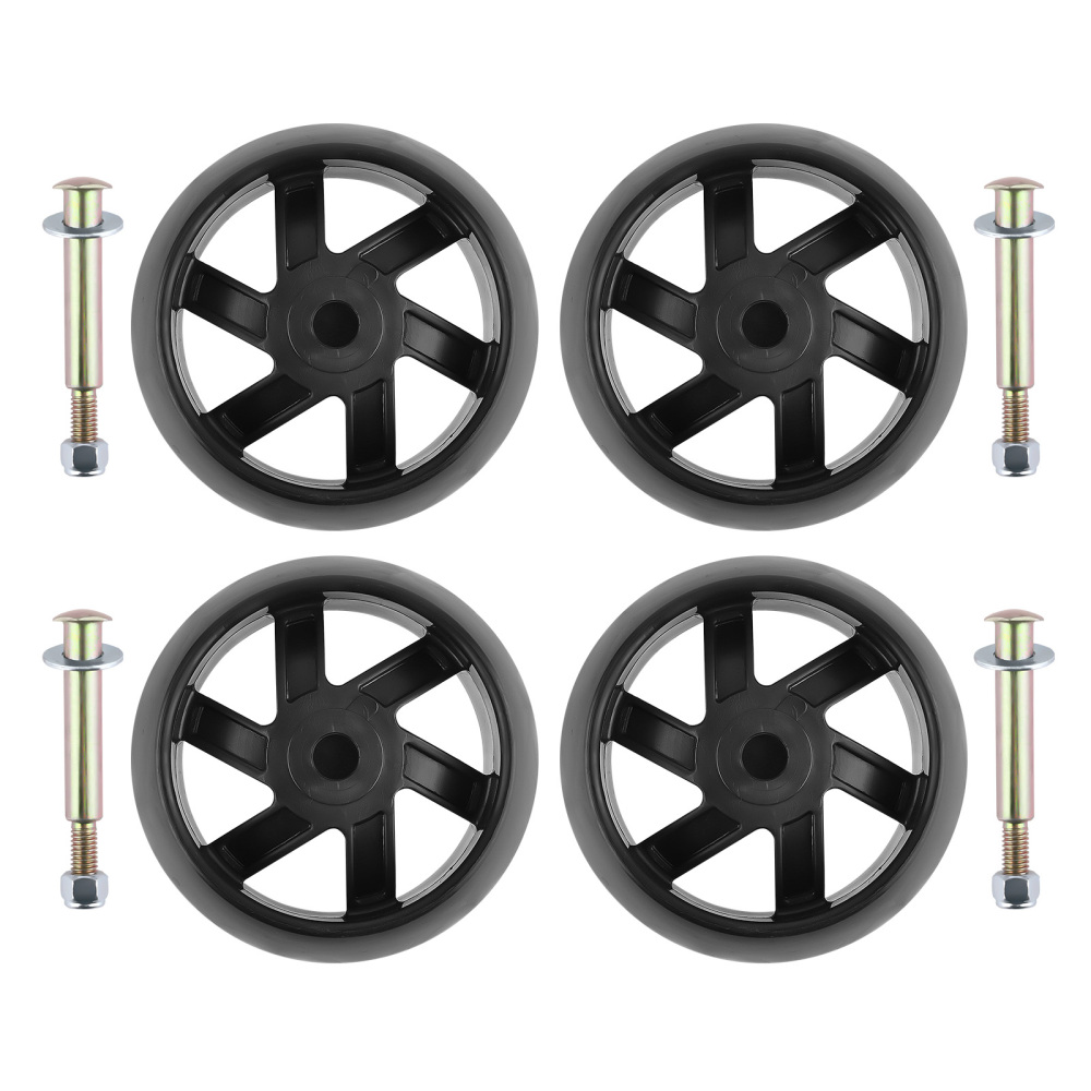 4x Deck Wheels and Hardware Kit For Central Spares-UK 5321748-73 Oregon 72-031