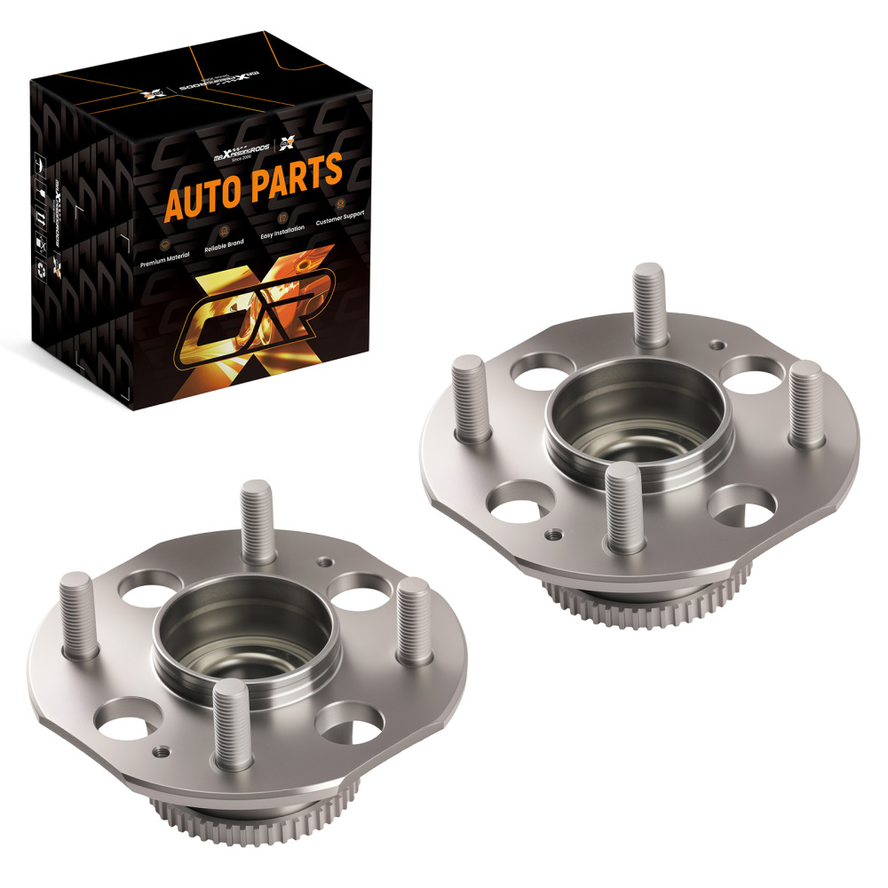 2pc Rear Wheel Hub Assembly compatible for Honda Accord 1994-1997 ABS 4 Stud 512020
