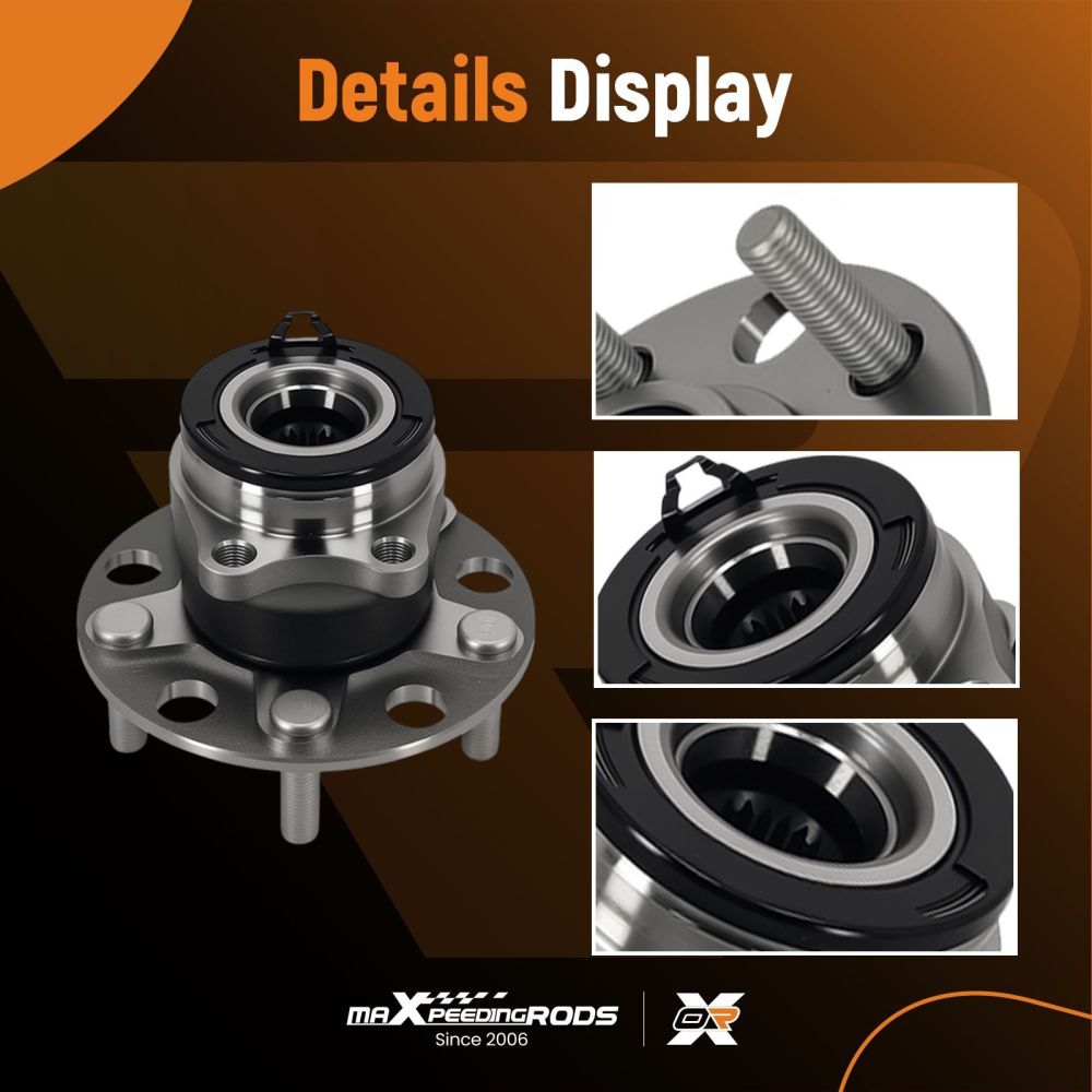 Rear Left Right Wheel Bearing Hub compatible for Jeep Patriot AWD 2007-2017 5105770AA