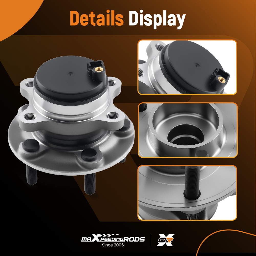 Rear Wheel Bearing Hub Assembly compatible for Ford Fusion compatible for Lincoln MKZ 2014-2020 compatible for FWD