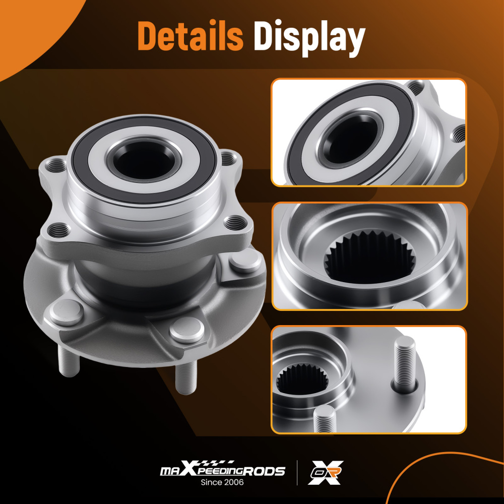 Rear Wheel Hub Bearing compatible for Subaru Legacy Ascent 2015-2021 512536 HA590581