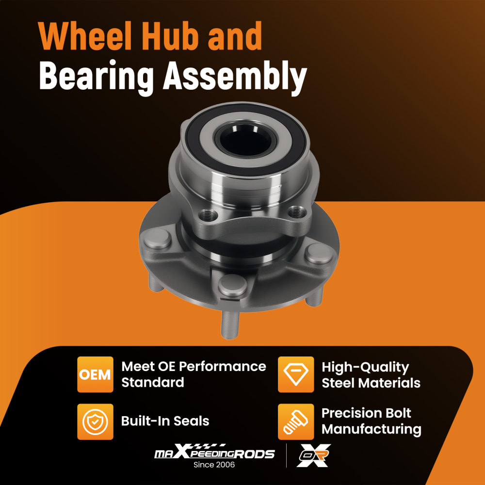 Rear Wheel Bearing Assembly compatible for Subaru WRX/WRX STI 2015-2019 512536 H512536