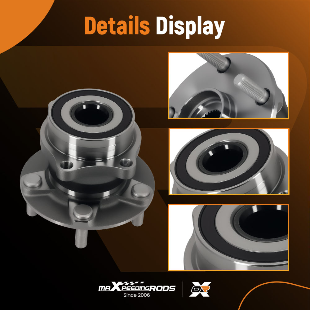 Rear Wheel Bearing Assembly compatible for Subaru WRX/WRX STI 2015-2019 512536 H512536