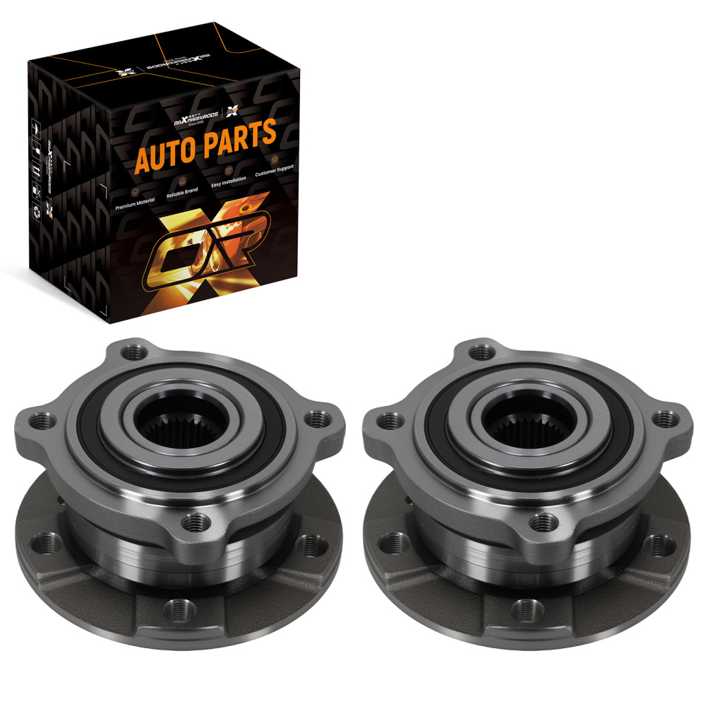 Front Left Right Wheel Bearing Hub compatible for BMW X6 AWD 08-18 31206795959 101779